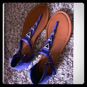 Jessica Simpson sandals blue